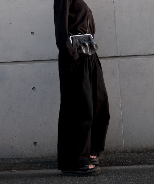 ZOZOMARKET（ゾゾマーケット）の「ZOZOMARKET by aoi - インボックスタックバギーデニム（デニムパンツ・レディース・ダークブラック・マルチサイズ）」の16枚目の写真