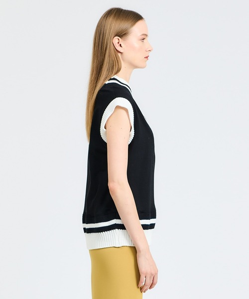 ベスト ジレ Chacoal / チルデンニット「ESTNATION EXCLUSIVE」 レディース UNISEX】チルデンニット ベスト（ベスト）｜J.PRESS YORK STREET