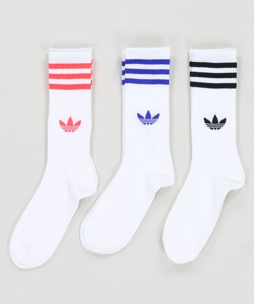 adidas（アディダス）の「【adidas/アディダス】ハイソックス/3足組（ソックス/靴下・レディース・A/B・ONESIZE）」の2枚目の写真