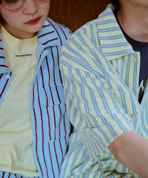 common gull products.(コモンガルプロダクツ)の「夏の手のひらの上にあるシャツ(シャツ/ブラウス・レディース・ブルー系/イエロー系・LARGE/MEDIUM/SMALL)」の13枚目の写真