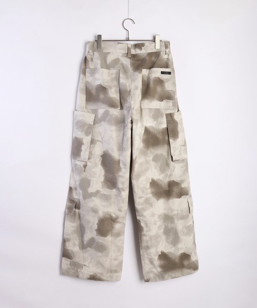 WESTSEA(ウエストシー)の「迷彩/カモフラ ムラ染め加工 バルーンダブルカーゴパンツ(カーゴパンツ・メンズ・ベージュ/オフホワイト・L/M)」の20枚目の写真