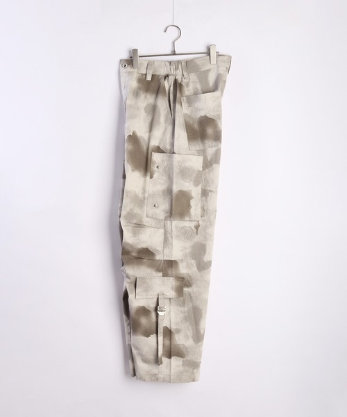 WESTSEA(ウエストシー)の「迷彩/カモフラ ムラ染め加工 バルーンダブルカーゴパンツ(カーゴパンツ・メンズ・ベージュ/オフホワイト・L/M)」の21枚目の写真
