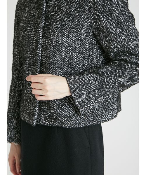 セール】ステンカラーショートジャケット（ブルゾン）｜CELFORD（セル