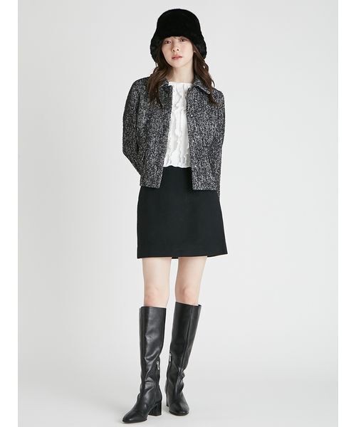 CELFORD ステンカラーショートジャケット ステンカラーショートジャケット(ジャケット・ブルゾン)｜OUTER