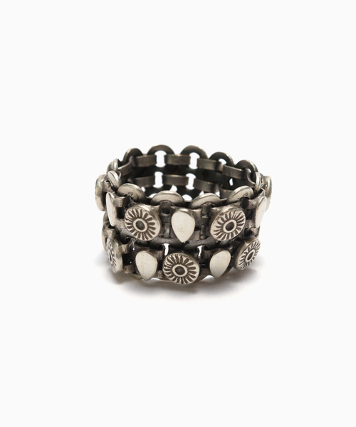 EDIFICE(エディフィス)の「THARU SILVER(タルー シルバー) Double Ring SUN(リング・メンズ・シルバー・15 /17/19)」の2枚目の写真