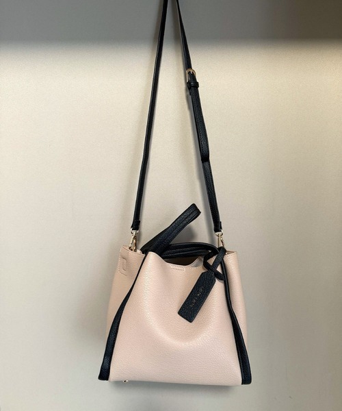 Q（キュー）の「ミニショルダー付きソフトレザーBAG（ハンドバッグ・レディース・アイボリー/ブラウン/ベージュ・ONE SIZE）」の20枚目の写真