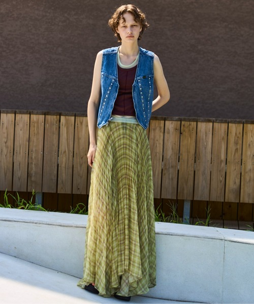 Wrangler×MAISON SPECIAL】Collaboration Studs Denim Vest