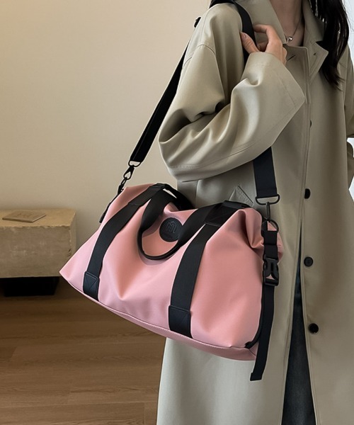 blackdia ocean（ブラックダイヤオーシャン）の「blackdia ocean 2タイプ ショルダー ボストンバッグ（ボストンバッグ・レディース・ブラック/グレー系その他/ブラック系その他/オフホワイト/ライトブラウン/ピンク/ピンク系その他・FREE）」の19枚目の写真
