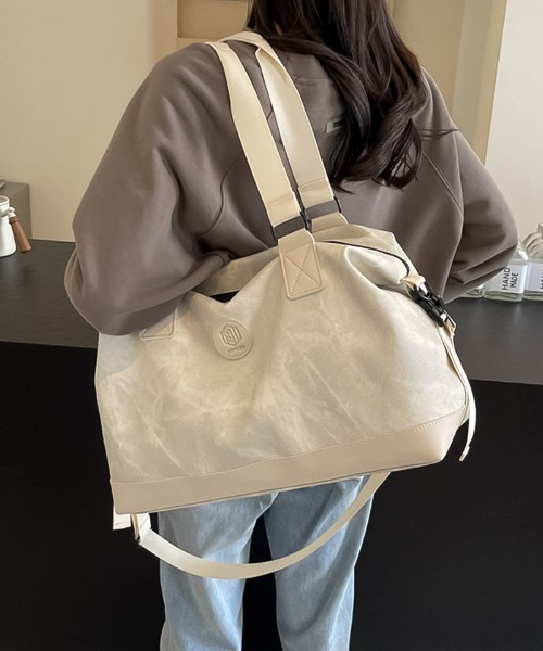 blackdia ocean（ブラックダイヤオーシャン）の「blackdia ocean 2タイプ ショルダー ボストンバッグ（ボストンバッグ・レディース・ブラック/グレー系その他/ブラック系その他/オフホワイト/ライトブラウン/ピンク/ピンク系その他・FREE）」の14枚目の写真
