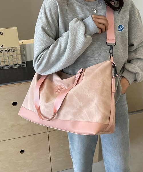 blackdia ocean（ブラックダイヤオーシャン）の「blackdia ocean 2タイプ ショルダー ボストンバッグ（ボストンバッグ・レディース・ブラック/グレー系その他/ブラック系その他/オフホワイト/ライトブラウン/ピンク/ピンク系その他・FREE）」の17枚目の写真