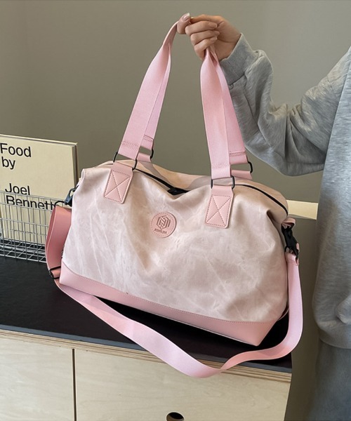 blackdia ocean（ブラックダイヤオーシャン）の「blackdia ocean 2タイプ ショルダー ボストンバッグ（ボストンバッグ・レディース・ブラック/グレー系その他/ブラック系その他/オフホワイト/ライトブラウン/ピンク/ピンク系その他・FREE）」の9枚目の写真