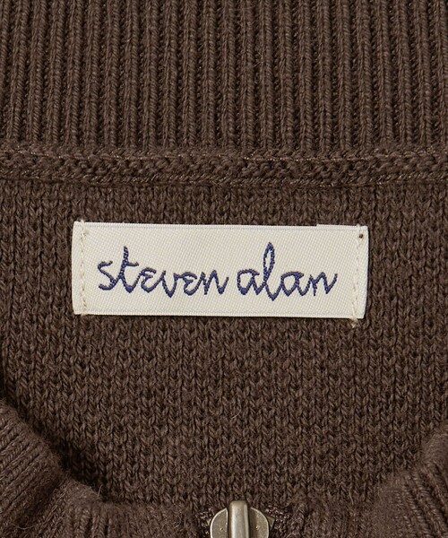【ABB】silk blend ALAN ニット　ブラウン ABB】silk blend ALAN ニット ブラウン スティーブンアランのニット