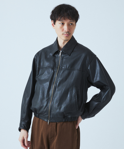 新品タグ付き ジャーナルスタンダード シープレザーウォッシュドジップブルゾン L シープ レザー ウォッシュド ジップ ブルゾン（レザージャケット