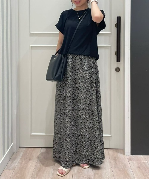 Right-on（ライトオン）の「【HONEYSUCKLE ROSE】レオパード柄スカート（スカート・レディース・ダークグレー/キナリ・M/L/S）」の19枚目の写真