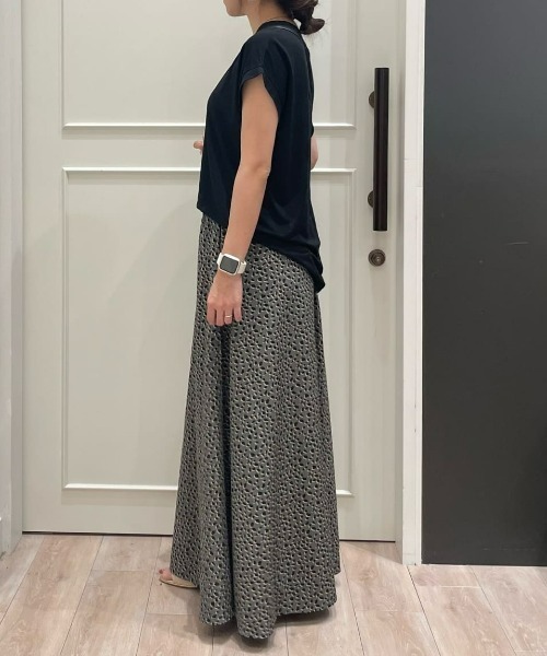 Right-on（ライトオン）の「【HONEYSUCKLE ROSE】レオパード柄スカート（スカート・レディース・ダークグレー/キナリ・M/L/S）」の20枚目の写真