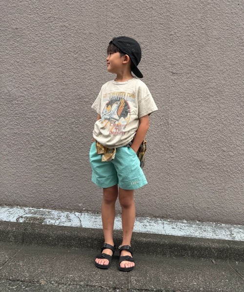 Fluffy BROTHERS(フラッフィーブラザーズ)の「水陸両用ハーフパンツ(その他パンツ・キッズ・ブルー/イエロー・90/150/100/110/120/80/130/140)」の4枚目の写真
