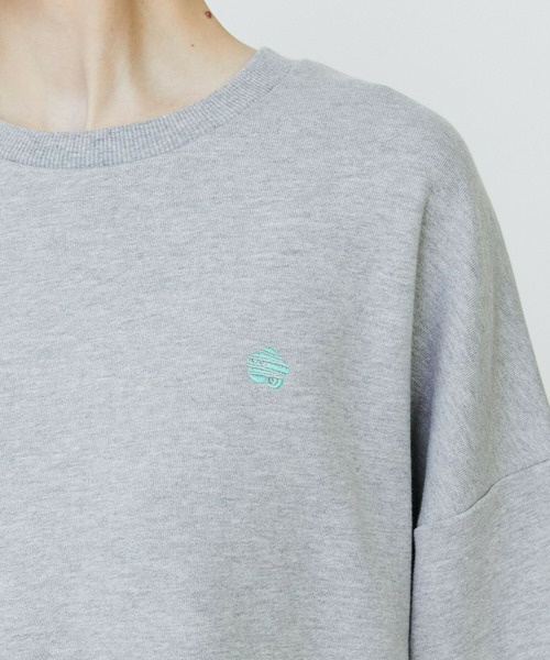 FRAPBOIS(フラボア)の「パーキートレーナー(スウェット・レディース・グレー/ネイビー・2/1)」の22枚目の写真