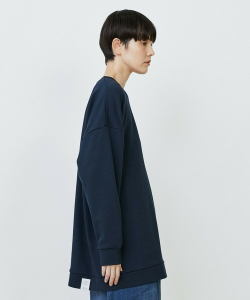 FRAPBOIS(フラボア)の「パーキートレーナー(スウェット・レディース・グレー/ネイビー・2/1)」の8枚目の写真