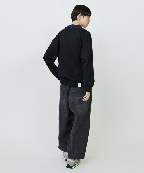 FRAPBOIS(フラボア)の「パーキートレーナー(スウェット・レディース・グレー/ネイビー・2/1)」の17枚目の写真