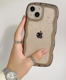 NOLITA LABORATORY（ノリータラボラトリー）の「【 NOLITA / ノリータ 】 星屑グリッター くねくね 耐衝撃 アイフォンケース アイフォンカバー iPhone 17 / 17pro / 12 / 13 / 14  / 7 / 8 / SE2 / SE3（スマホケース/カバー）」