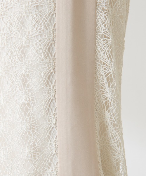 COLLAGE GALLARDAGALANTE（コラージュガリャルダガランテ）の「レースワイドパンツ（その他パンツ・レディース・ブラック/オフホワイト・FREE）」の13枚目の写真