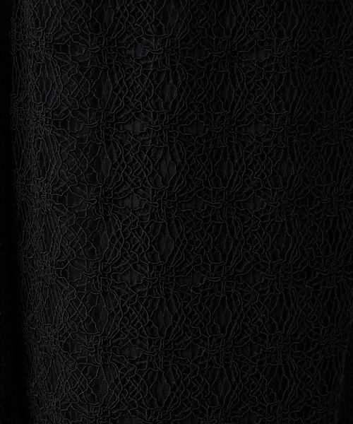 COLLAGE GALLARDAGALANTE（コラージュガリャルダガランテ）の「レースワイドパンツ（その他パンツ・レディース・ブラック/オフホワイト・FREE）」の12枚目の写真