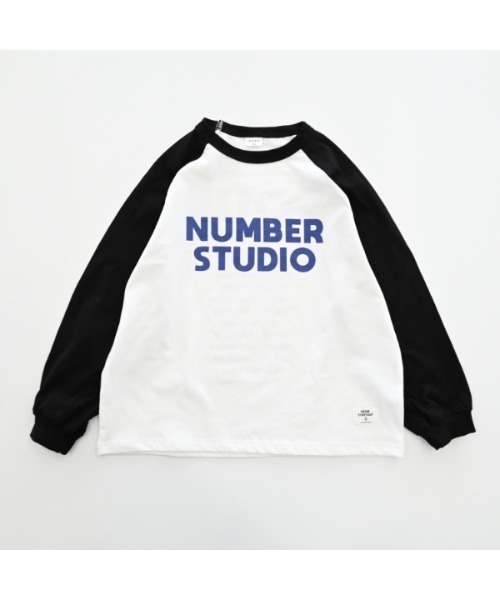 jeans-b（ジーンズベー）の「jeans-b/ジーンズベー NUMBER STUDIO　ロングTシャツ（Tシャツ/カットソー・キッズ・ベージュ/サンドベージュ/オフホワイト・160cm/150cm/140cm/130cm）」の15枚目の写真