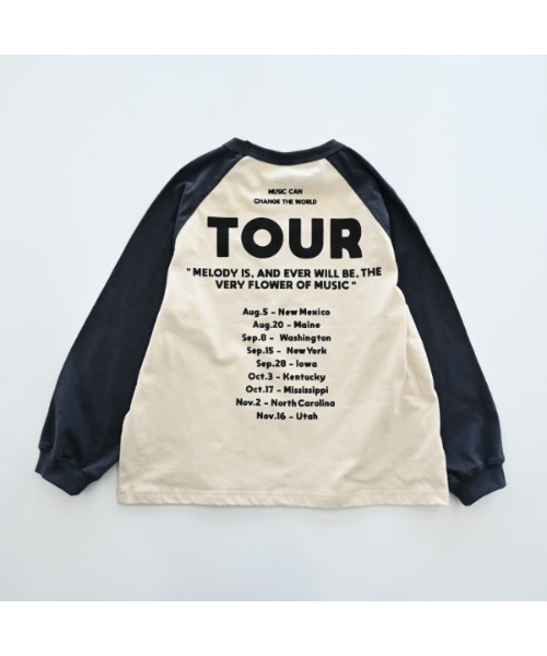 jeans-b（ジーンズベー）の「jeans-b/ジーンズベー NUMBER STUDIO　ロングTシャツ（Tシャツ/カットソー・キッズ・ベージュ/サンドベージュ/オフホワイト・160cm/150cm/140cm/130cm）」の21枚目の写真