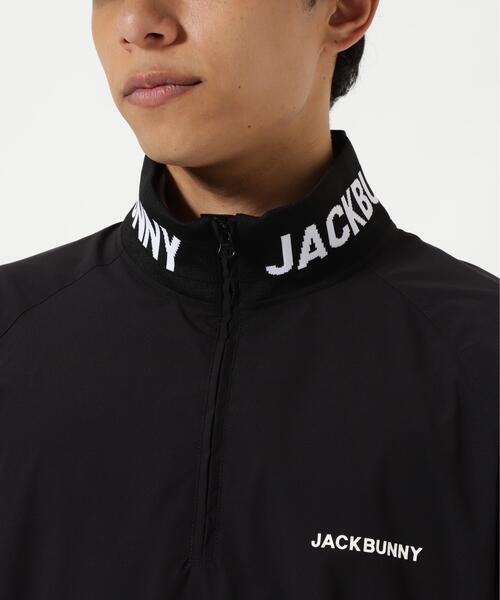 セール】【Jack Bunny!!】裏メッシュハーフジップアップブルゾン