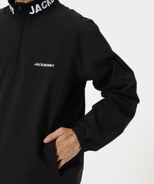 セール】【Jack Bunny!!】裏メッシュハーフジップアップブルゾン