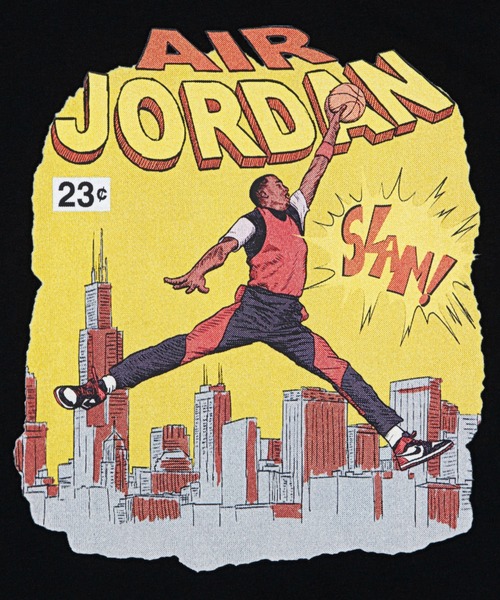 JORDAN BRAND(ジョーダンブランド)の「JORDAN BRAND COMIC SLAM TEE / ジョーダン ブランド コズミック スラム ティー /NIKE【SP】(Tシャツ/カットソー・キッズ・ブラック/ホワイト・S/M/L/XL)」の3枚目の写真