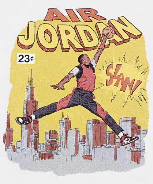 JORDAN BRAND(ジョーダンブランド)の「JORDAN BRAND COMIC SLAM TEE / ジョーダン ブランド コズミック スラム ティー /NIKE【SP】(Tシャツ/カットソー・キッズ・ブラック/ホワイト・S/M/L/XL)」の6枚目の写真