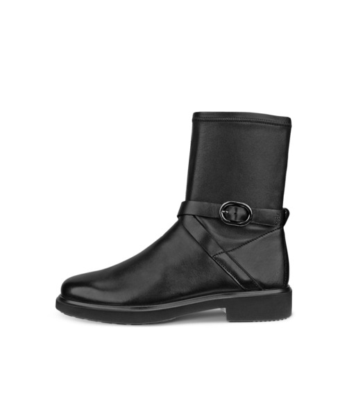 ECCO（エコー）の「大人カジュアル METROPOLE AMSTERDAM バックルストラップ付きショートブーツ プレミアムレザー使用 本革（ブーツ・メンズ・ブラック・35/36/37/38/39）」の5枚目の写真