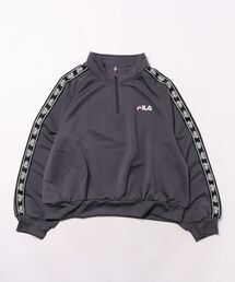 FILA（フィラ）の「FILA/フィラ　プリントテープ付きハーフジップ（スウェット・キッズ）」