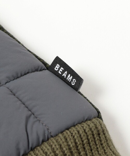 BEAMS(ビームス)の「キルト グローブ(手袋・メンズ・グレー/ブラック・ONE SIZE)」の4枚目の写真