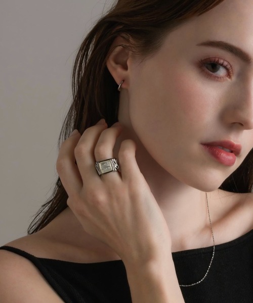 muku（ムク）の「RING/AURORA STONE（リング・レディース・ホワイト・11/13/17/19）」の2枚目の写真