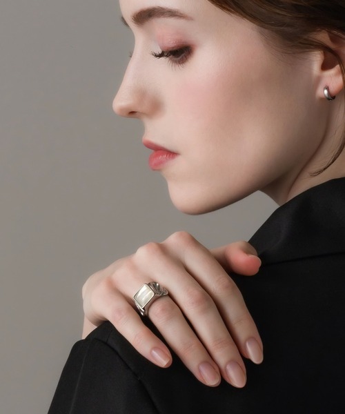 muku（ムク）の「RING/AURORA STONE（リング・レディース・ホワイト・11/13/17/19）」の3枚目の写真