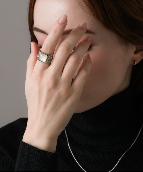 muku（ムク）の「RING/AURORA STONE（リング・レディース・ホワイト・11/13/17/19）」の6枚目の写真