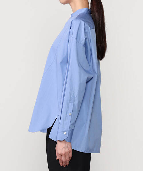 TICCA | ノーカラー ビブヨークシャツ WOMEN