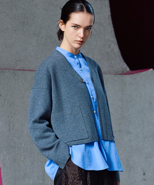 TICCA | ノーカラー ビブヨークシャツ WOMEN（シャツ/ブラウス