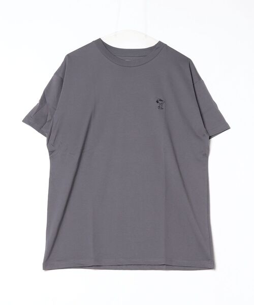 PEANUTS（ピーナッツ）の「ピーナッツ  半袖Tシャツ（Tシャツ/カットソー・レディース・ブラック/チャコールグレー/ホワイト・S/M/L/XL）」の3枚目の写真