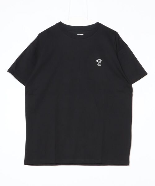 PEANUTS（ピーナッツ）の「ピーナッツ  半袖Tシャツ（Tシャツ/カットソー・レディース・ブラック/チャコールグレー/ホワイト・S/M/L/XL）」の2枚目の写真