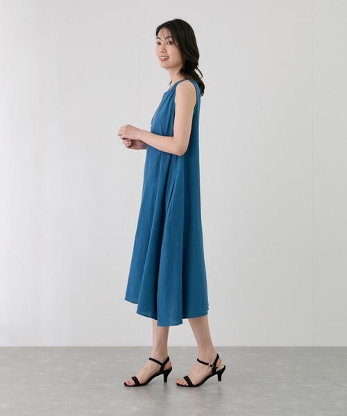 Jayro（ジャイロ）の「Aラインノースリーブワンピース（ワンピース・レディース・ベージュ/ブラック/レッド/グリーン/ターコイズブルー/イエロー系その他6・FREE）」の19枚目の写真