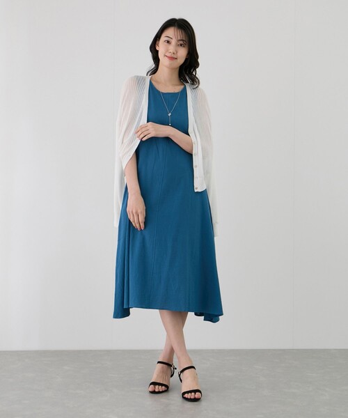 Jayro（ジャイロ）の「Aラインノースリーブワンピース（ワンピース・レディース・ベージュ/ブラック/レッド/グリーン/ターコイズブルー/イエロー系その他6・FREE）」の22枚目の写真