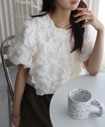 フクレデザインカットソー