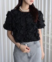 フクレデザインカットソー