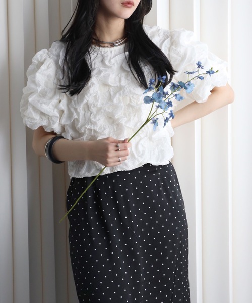 model：164cm. 着用サイズ；FREE
