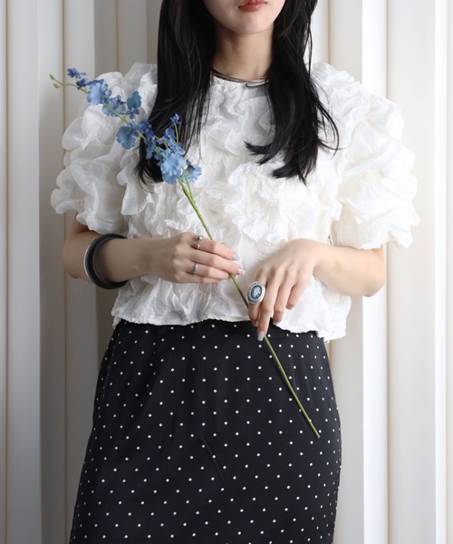 model：164cm. 着用サイズ；FREE