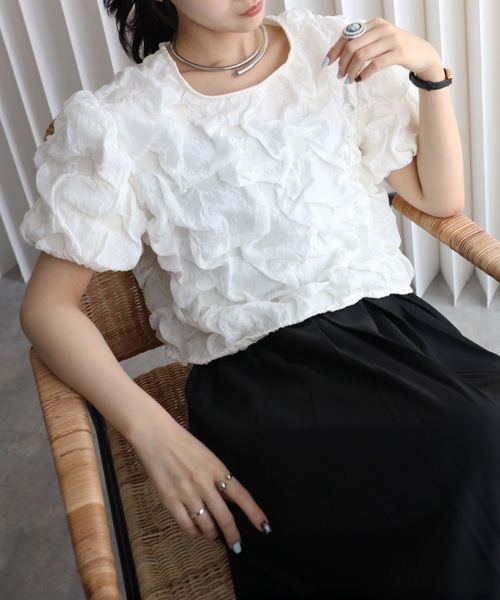model：164cm. 着用サイズ；FREE