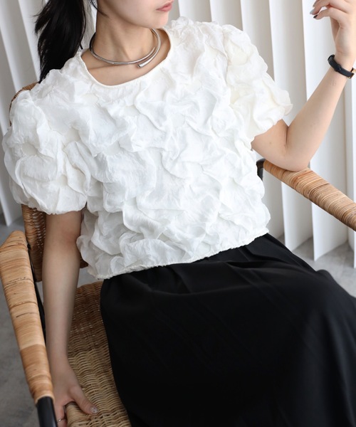 model：164cm. 着用サイズ；FREE